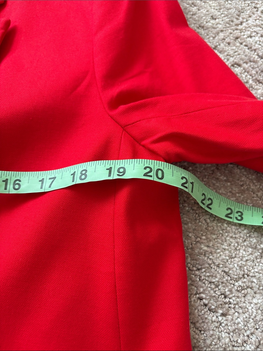 Talbots Red Single-Button Blazer Jacket - Picture 8 of 11